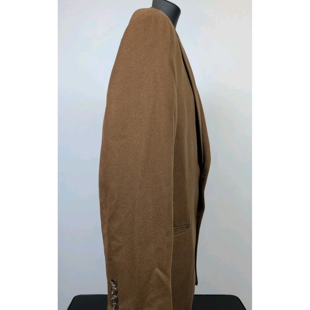Black Brown 1826 Lord & Taylor Cashmere Blazer 44R Sport Coat‎ Jacket Brown